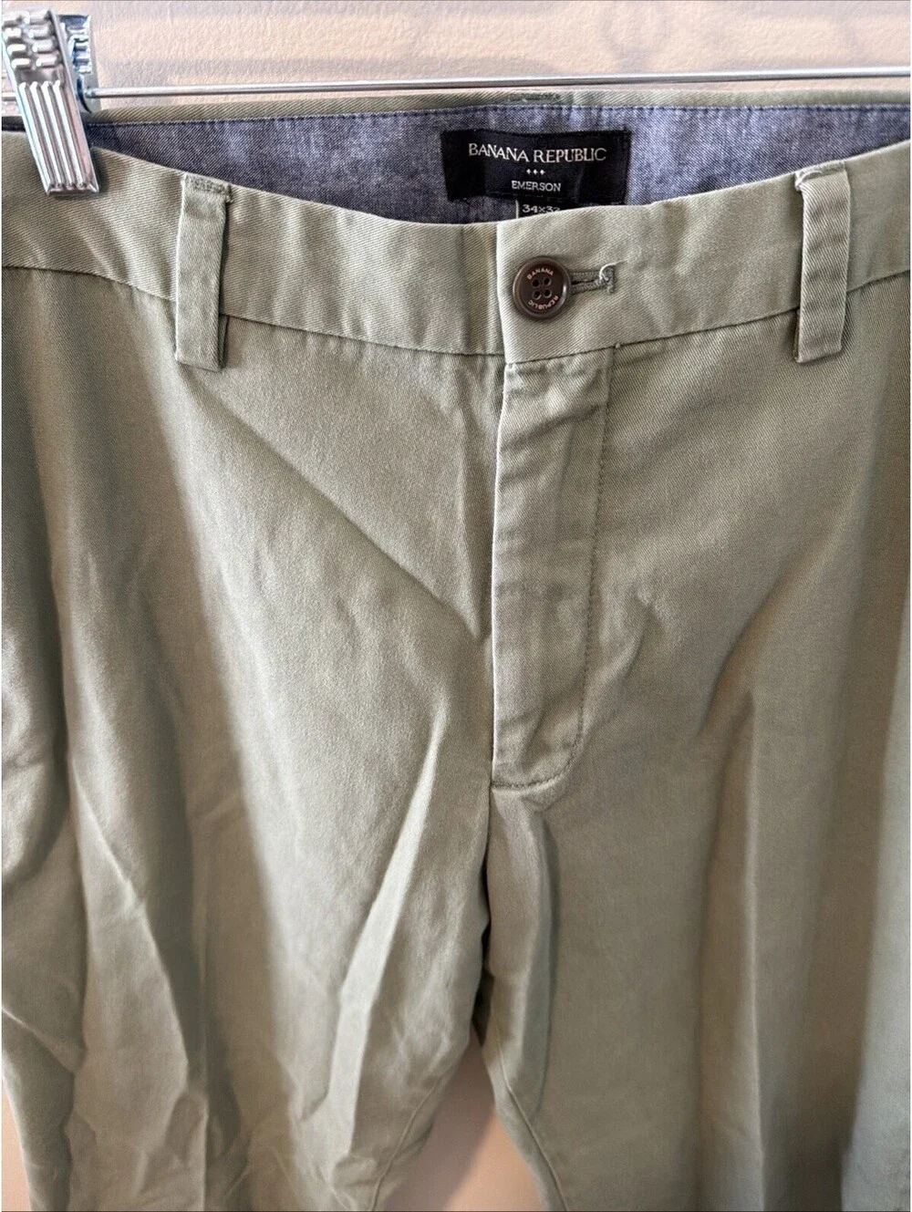 Banana Republic Men’s Pants Size 34x32 Green Pants
